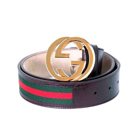 gucci belt green and red